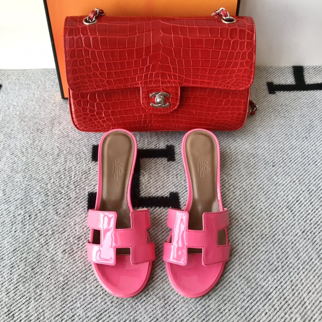 에르메스 올수공 오아시스 슬리퍼 샌들 페이던트 11